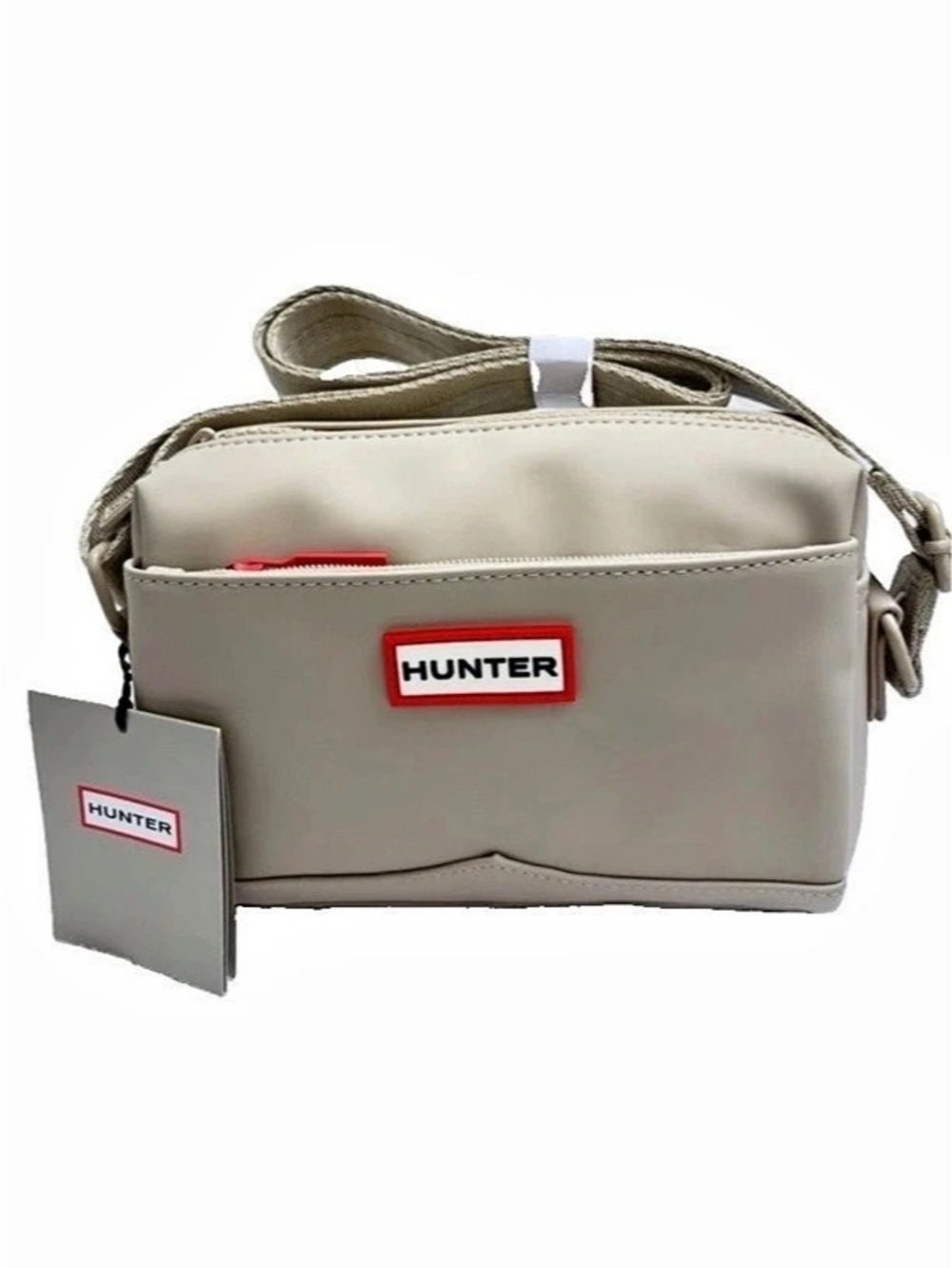 Hunter Nylon Crossbody Bag Gray NWT